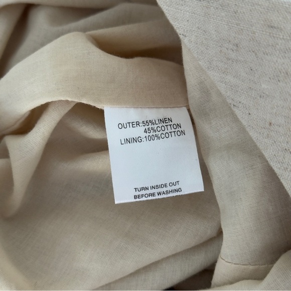 Sabo Luxe Puff Long Sleeve Beige Dress - Picture 9 of 16